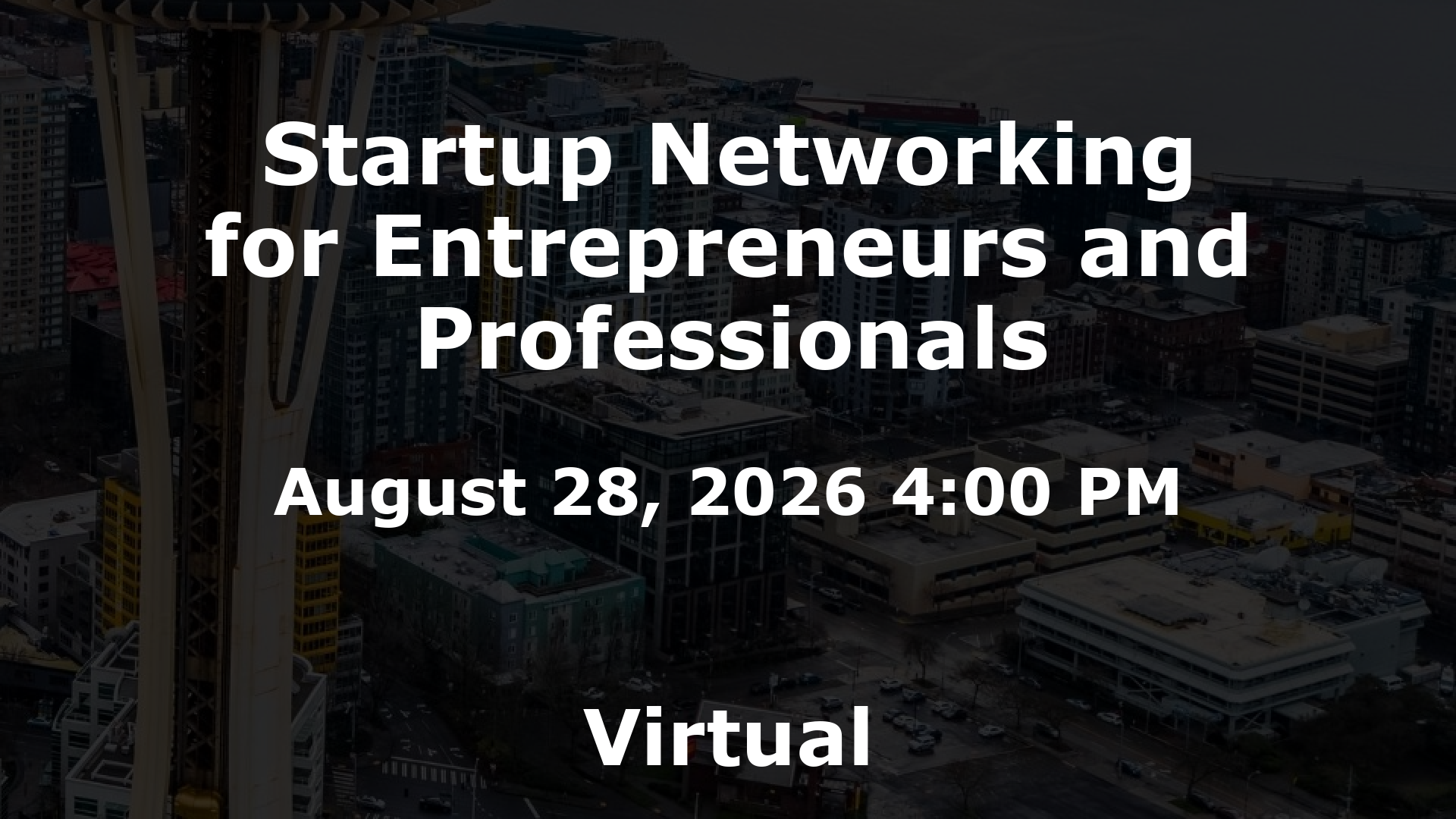Startup Networking for Entrepreneurs and Professionals event image